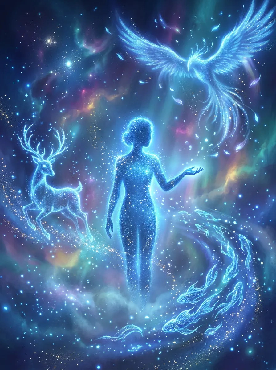 The blue-light beings