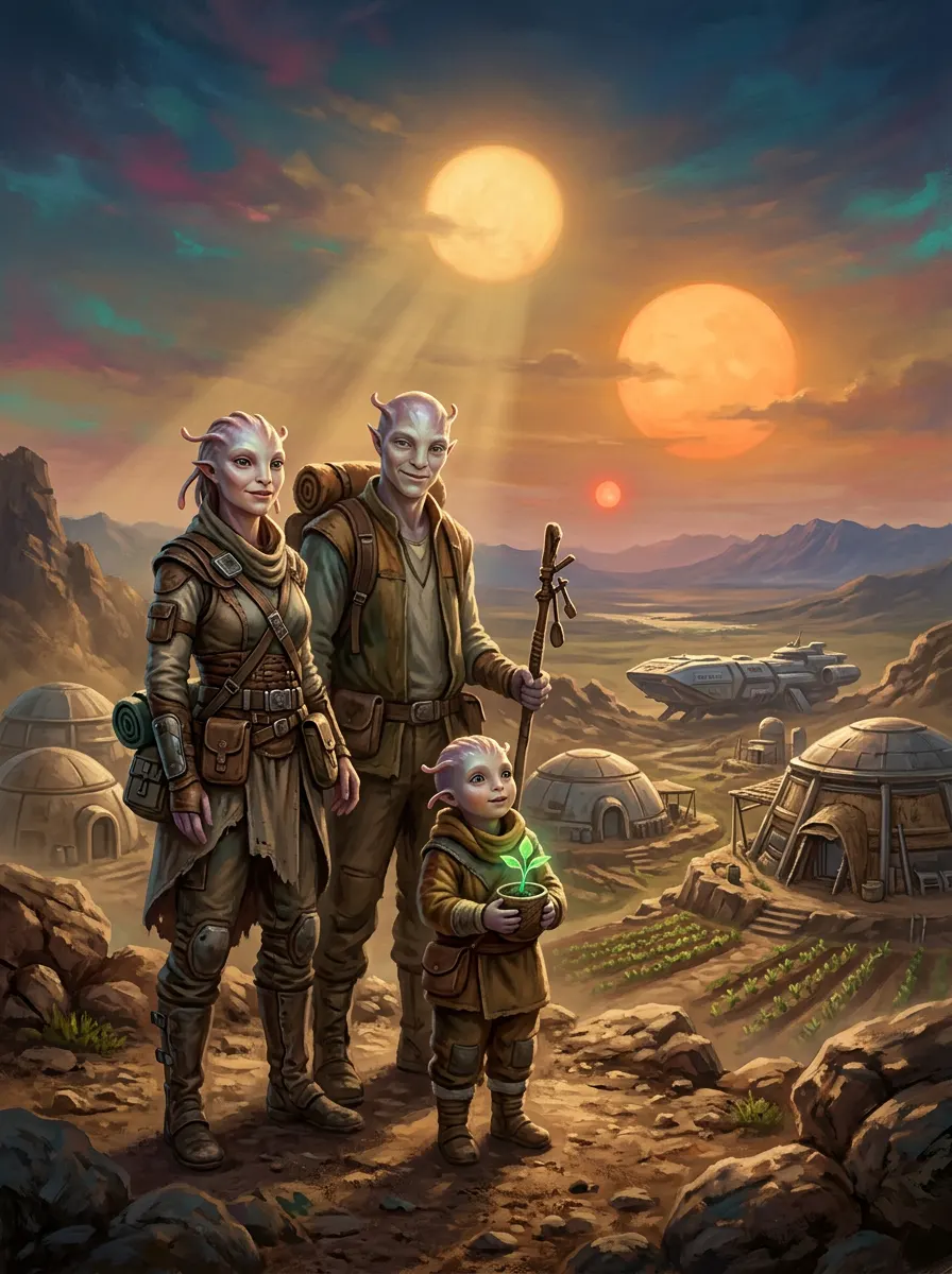 The Alpha Centauri settlers