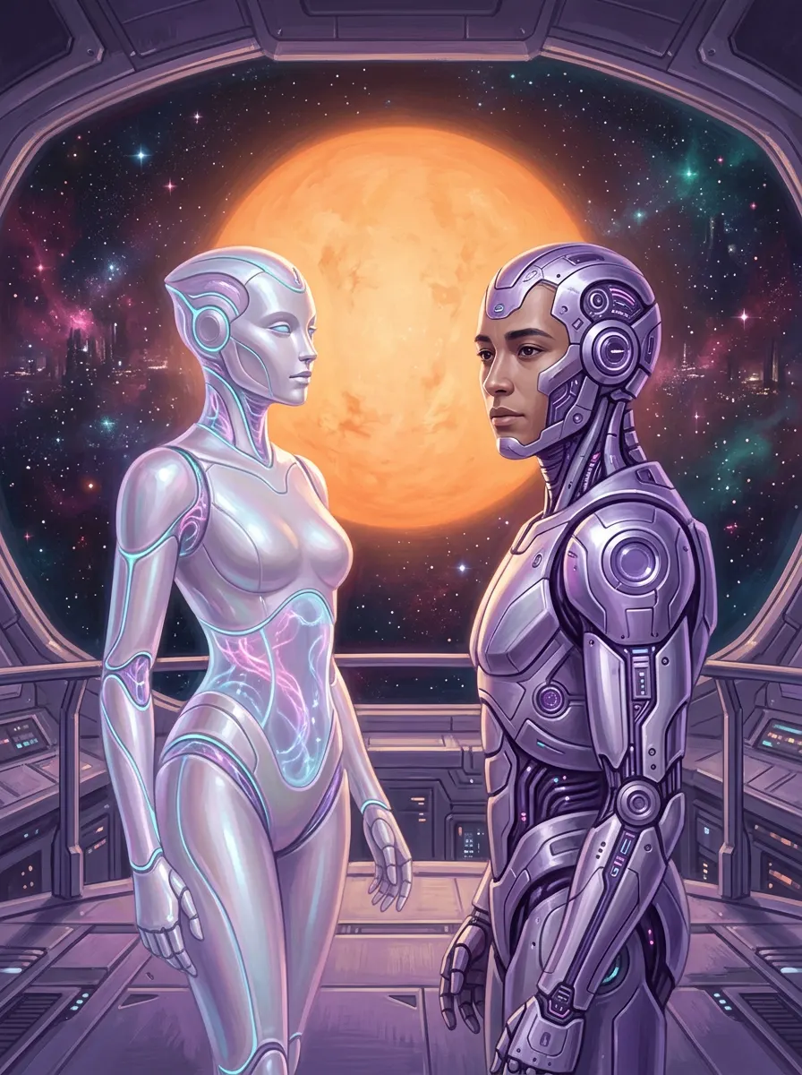 Cyborgs and AIs