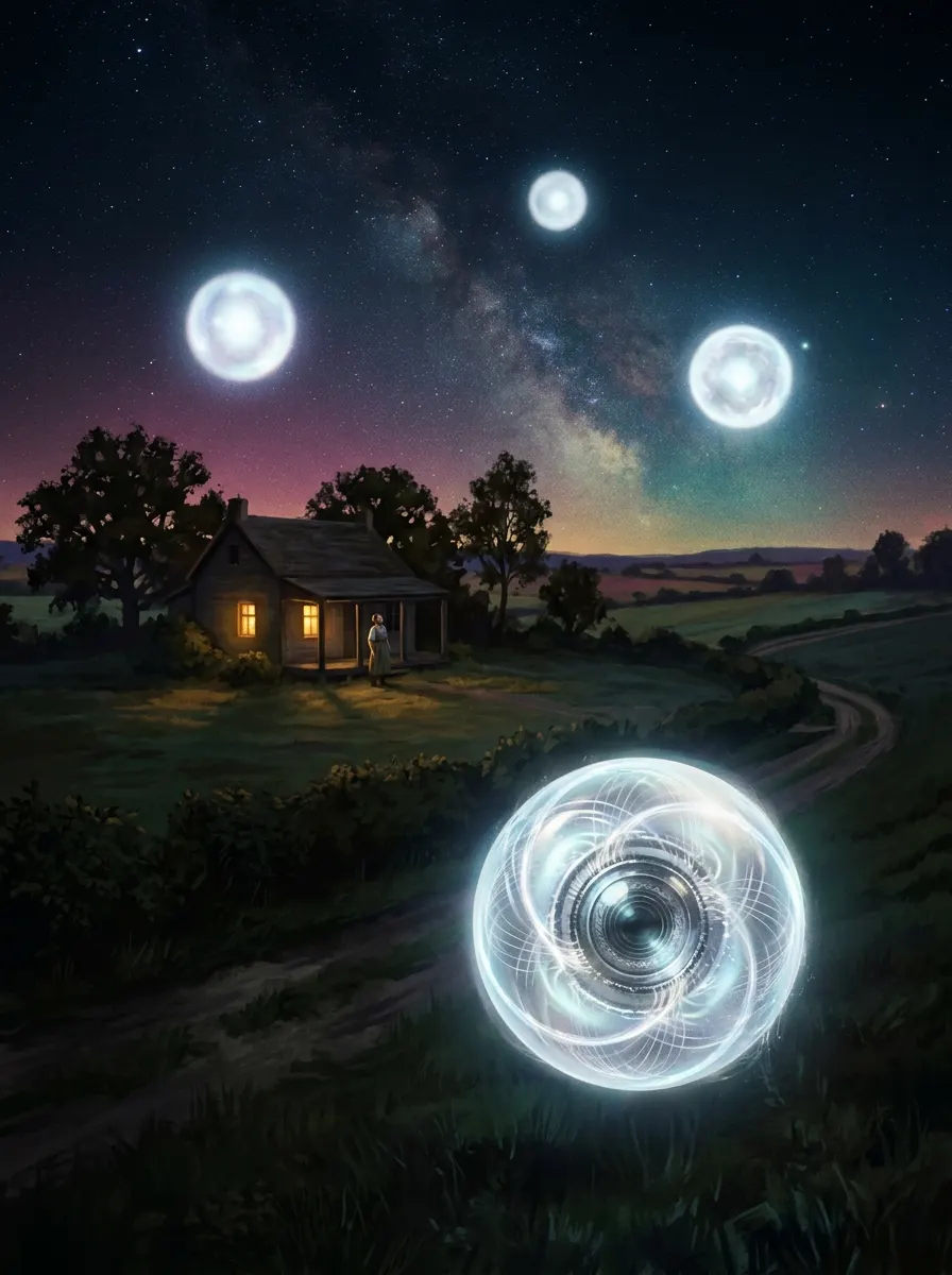 Orbs of light
