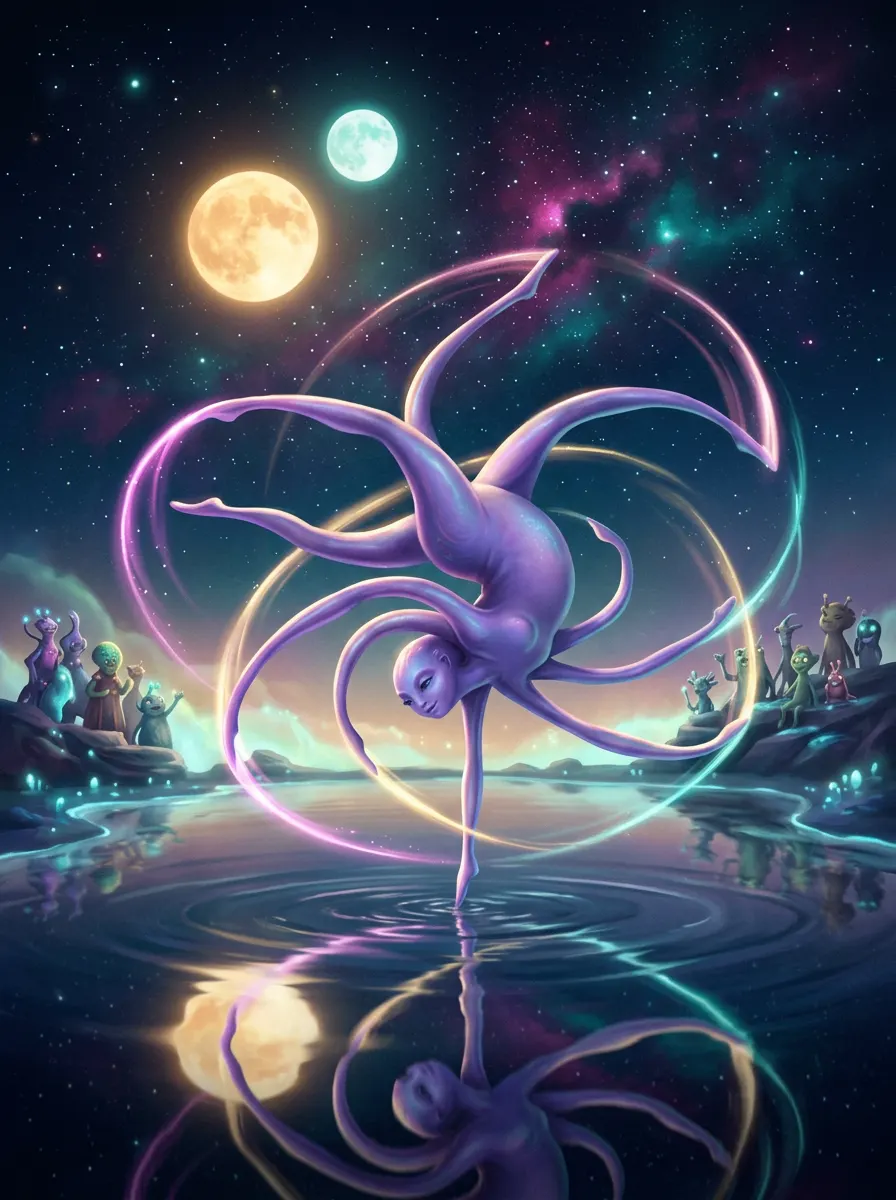 The many-limbed dancers