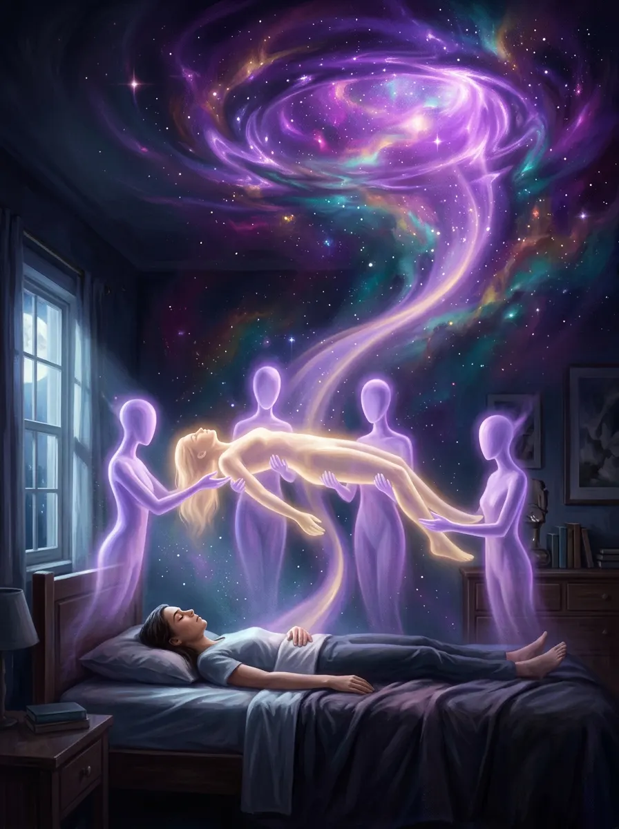 The sleep-paralysis visitors
