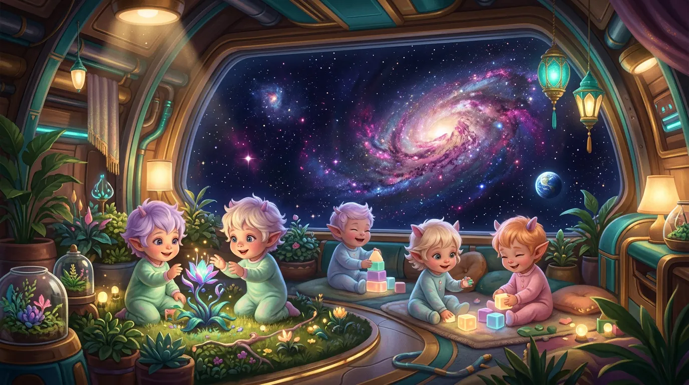 Growing up among the stars
