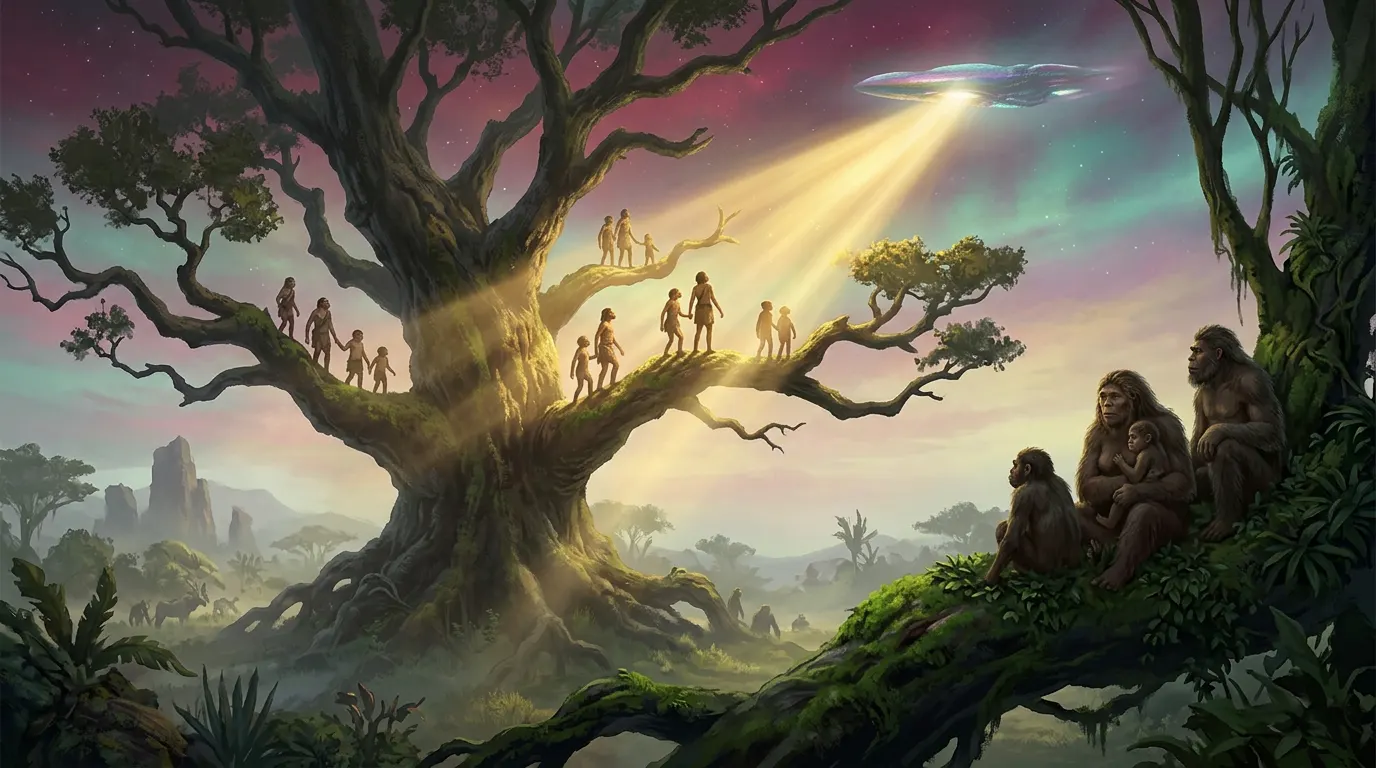 The family tree splits