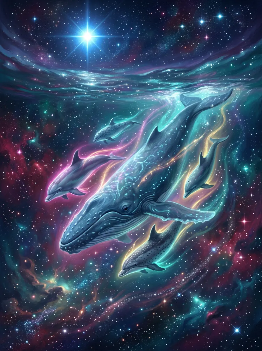 Dolphins and whales